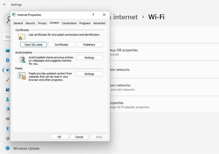 Fix ERR_SSL_PROTOCOL_ERROR by clearing your SSL State&nbsp;